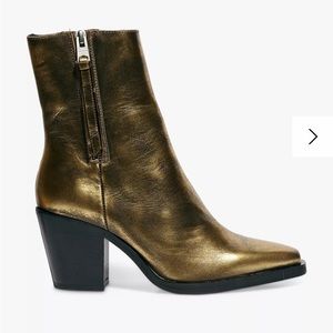 All Saints Gold Boots